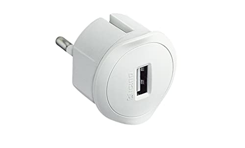 Bticino s3625du Netzteil mit Stecker USB 1.5 a für alle Standard-Steckdosen, weiß von Bticino