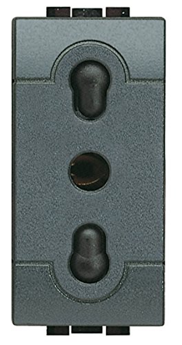 Bticino sl4180 F Stecker 2P + T 10/16 A Bypass, Serie Living International von Bticino
