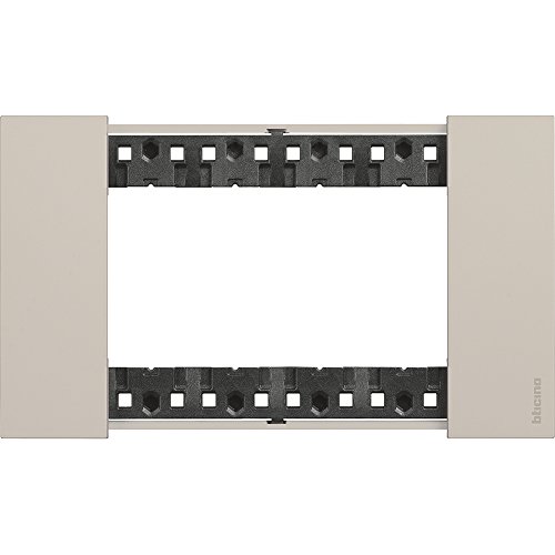 Living Now Placca 4 Sitzplätze Sand, 14.7x8.6x2 cm von Bticino