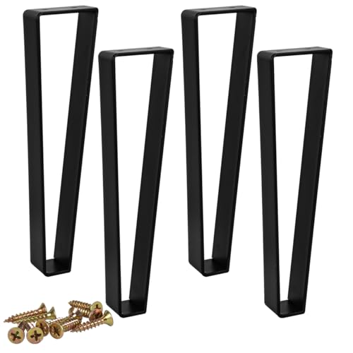 Btowin Trapezförmige Metall-Möbelbeine, 30 cm, 4 Stück, massiver Stahl, moderner Stil, Tischbeine, Haarnadel, robuste Sofafüße für Zuhause, DIY-Projekte, Couchtisch, TV-Ständer, Sofa, Schrank – Btowin Trapezförmige Metall-Möbelbeine, 30 cm, 4 Stück, massiver Stahl, moderner Stil, Tischbeine, Haarnadel, robuste Sofafüße für Zuhause, DIY-Projekte, Couchtisch, TV-Ständer, Sofa, Schrank – von Btowin VCF