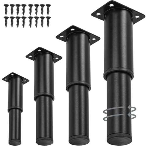 Btowin VCF 18-32cm Verstellbar Metall Möbelfüße, 4er Set Höhenverstellbar Konisch DIY Ersatz Tischbeine Schrankfüße für Bett Nachttisch Sofa Couch Schrank Btowin VCF 18-32cm Verstellbar Metall Möbelfüße, 4er Set Höhenverstellbar Konisch DIY Ersatz Tischbeine Schrankfüße für Bett Nachttisch Sofa Couch Schrank von Btowin VCF
