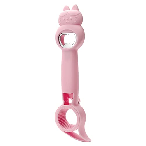 Bergkäse Schweiz Kreatives Mehrzweckgetränk 4 in 1 Dosenöffner Deckelöffner Küchenwerkzeug Puderzuckersieb Elektrisch (Pink, One Size) von Btruely