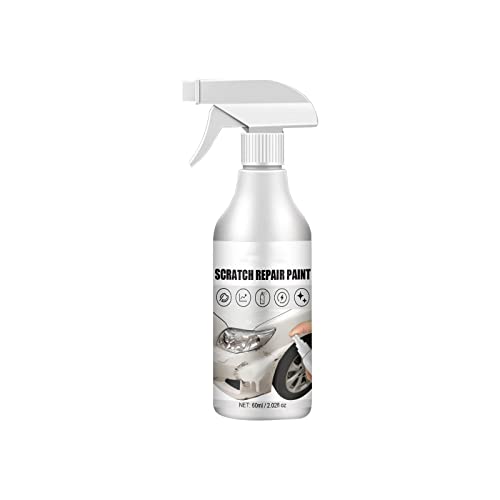 Btruely Kaltreiniger Compatible with Motorreiniger Wartung Reinigung Verglasung Dekontamination Autokratzer Lack Kratzspray 60ML Unterbodenschutz Spray (White-B, One Size) von Btruely