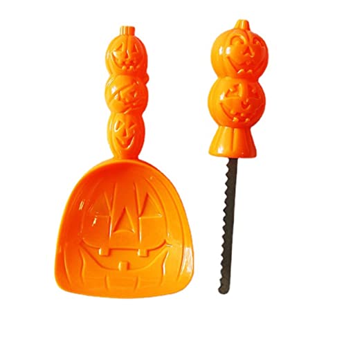 Btruely Küchenmesser Klein Mit Zacken Halloween-Kürbis-Schnitzset Kürbis-Schnitzwerkzeug-Set Edelstahl für Kinder Kürbis-Schneidezubehör Werkzeuge Küchenausstattung Induktion (orange, One Size) von Btruely