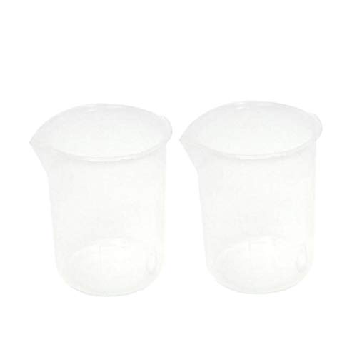 Btruely Messbecher - Messbecher Set - 2er : Messbecher 50ml messbecher, Messbecher klein, Messbecher Kunststoff, (Transparent) (2pc) von Btruely
