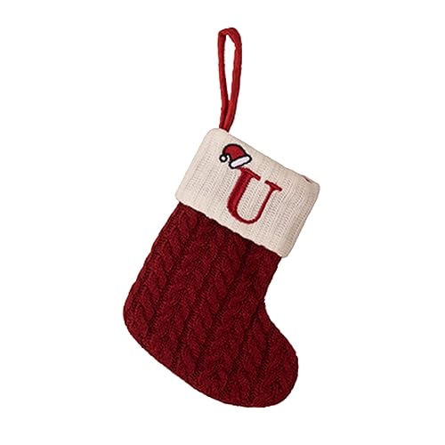 Personalisierte Weihnachtsstrümpfe mit Buchstaben Weihnachtssocke 20 cm Bestickter Nikolausstrumpf Christmas Stockings Nikolausstiefel Nikolaussocken zum Befüllen & Aufhängen für Süßigkeiten Personalisierte Weihnachtsstrümpfe mit Buchstaben Weihnachtssocke 20 cm Bestickter Nikolausstrumpf Christmas Stockings Nikolausstiefel Nikolaussocken zum Befüllen & Aufhängen für Süßigkeiten von Btruely
