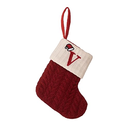 Personalisierte Weihnachtsstrümpfe mit Buchstaben Weihnachtssocke 20 cm Bestickter Nikolausstrumpf Christmas Stockings Nikolausstiefel Nikolaussocken zum Befüllen & Aufhängen für Süßigkeiten Personalisierte Weihnachtsstrümpfe mit Buchstaben Weihnachtssocke 20 cm Bestickter Nikolausstrumpf Christmas Stockings Nikolausstiefel Nikolaussocken zum Befüllen & Aufhängen für Süßigkeiten von Btruely