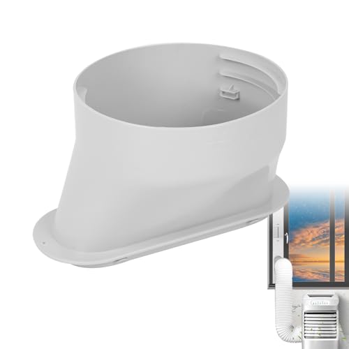 Btstil Fensterabdichtung Platte für Mobile Klimageräte, Einstellbare Fenstergleit Kit Platte für Abluftschlauch mit Durchmesser 13/15cm, für Vertikal/Horizontal Schiebefenster (15cm Schlauch) von Btstil