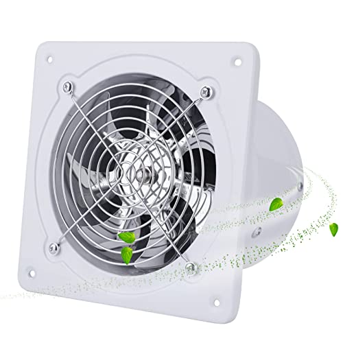 Btstil Ø 150 mm Abluftventilator, 6'' Rohrventilator Badlüfter 28W Wand-Ventilator 600m³/h für Home Badezimmer Küche Garage (Weiß) von Btstil