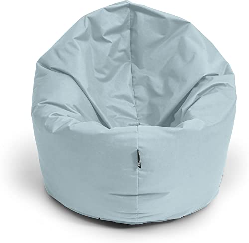 BuBiBag Sitzsack XXL, Sitzsack für Kinder & Erwachsene - Outdoor Sitzsäcke Indoor Beanbag - Sitzkissen für Kinder und Erwachsene (155 cm, Grau) von BuBiBag