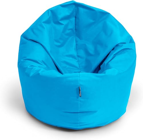 BuBiBag Sitzsack XXL, Sitzsack für Kinder & Erwachsene - Outdoor Sitzsäcke Indoor Beanbag - Sitzkissen für Kinder und Erwachsene (155 cm, Königsblau) von BuBiBag