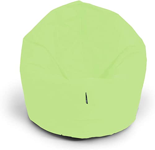 BuBiBag Sitzsack XXL, Sitzsack für Kinder & Erwachsene - Outdoor Sitzsäcke Indoor Beanbag - Sitzkissen für Kinder und Erwachsene (155 cm, Lime) von BuBiBag