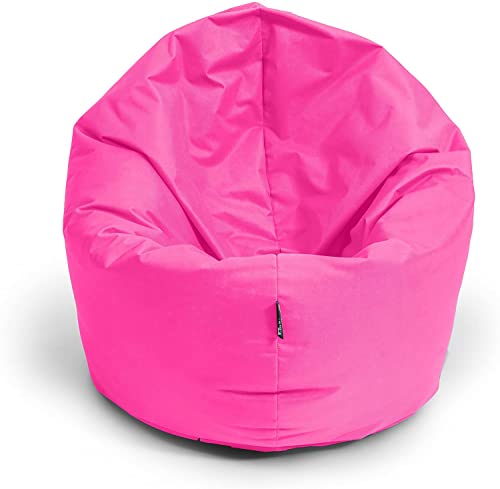 BuBiBag Sitzsack XXL, Sitzsack für Kinder & Erwachsene - Outdoor Sitzsäcke Indoor Beanbag - Sitzkissen für Kinder und Erwachsene (155 cm, Pink) von BuBiBag