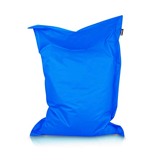 BuBiBag XXL Sitzsack, Outdoor Sitzsäcke für Kinder und Erwachsene, Bodenkissen Beanbag Fatboy wetterfest (Königsblau 220x120cm) von BuBiBag