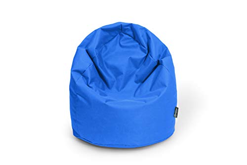 BuBiBag Sitzsack Birne Größe XL Füllmenge ca. 300L Indoor und Outdoor (blau) von BuBiBag