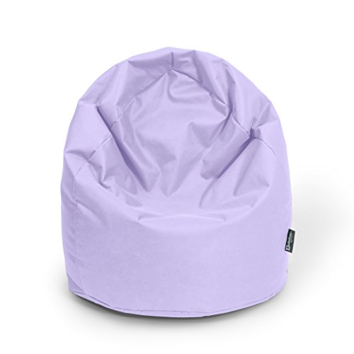 BuBiBag Sitzsack XL mit Füllung Sitzkissen Bodenkissen Kissen Sessel BeanBag (Flieder) von BuBiBag