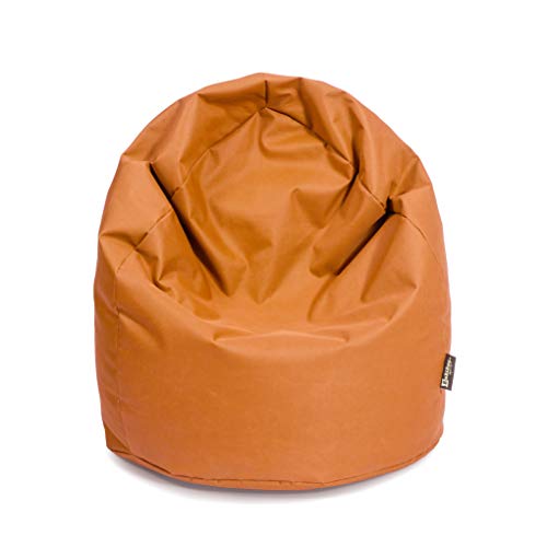 BuBiBag Sitzsack für Kinder in Tropfenform mit ÖKOTEX 100 - Outdoor Sitzsack oder als Indoor Gaming Sitzsack, Kindersitzsack für das Kinderzimmer, gefüllt mit EPS-Perlen (Sand) von BuBiBag