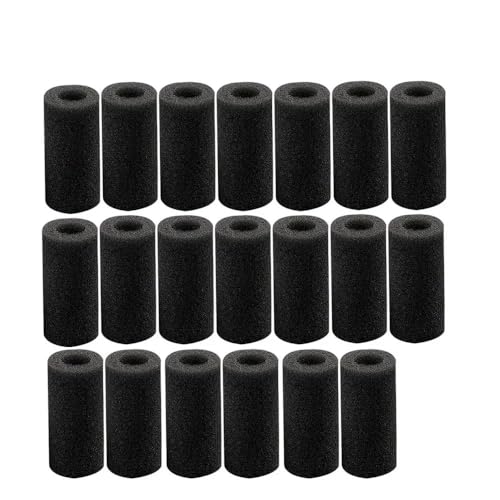 BuNiQ 10 Stück Biochemischer Filterschwamm, Aquarium-Vorfilter-Schwammkartusche, Ersatzfilterschwamm, Schwammschaum, Pool-Aquarium (Color : 20pcs, Size : L) von BuNiQ