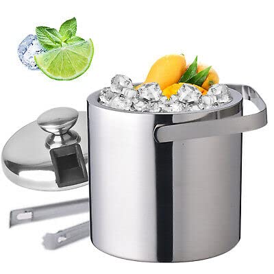 1300ml Eiskübel Eiswürfeleimer Eiswürfelbehälter Edelstahl Weinkühl Eisbehälter Sektkühler mit Eiszange & Deckel Beer Cooler 1300ml Eiskübel Eiswürfeleimer Eiswürfelbehälter Edelstahl Weinkühl Eisbehälter Sektkühler mit Eiszange & Deckel Beer Cooler von BuRuiYoten