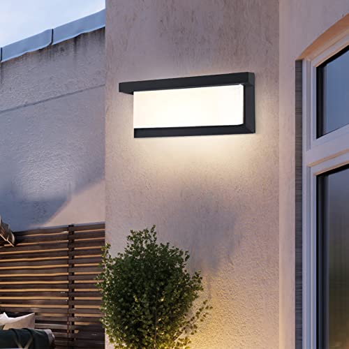AußEnlampe Wandlampe Wandleuchte Gartenleuchte Led Lampen AußEnleuchte Wasserdichte AußEn Balkon Terrasse Innenhof Wandleuchten Innen Warmweiß Gartenlampe Beleuchtung AußEnwandleuchte Wasserdicht von BuRuiYoten