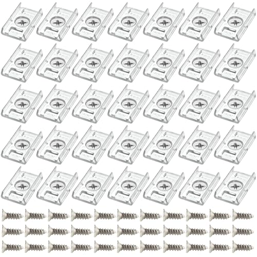 Buaak 100 Stück LED Streifen Montagehalterung Clips, LED Streifen Halterung,LED Streifen Befestigungsclips,LED Strip Verbinder Mit 100 Stück Schrauben Für Party,Hochzeit,Feier,Festival(Transparent) Buaak 100 Stück LED Streifen Montagehalterung Clips, LED Streifen Halterung,LED Streifen Befestigungsclips,LED Strip Verbinder Mit 100 Stück Schrauben Für Party,Hochzeit,Feier,Festival(Transparent) von Buaak