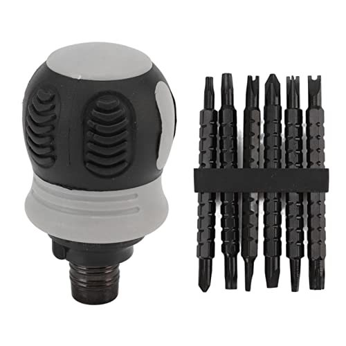 13 in 1 Mini Ratschen Schraubendreher Bit Set, Dual Purpose Batch Head Schraubendreher Kit, 7,5 X 4 cm Teleskop Schraubendreher Handwerkzeug mit 6 Doppelkopf Schraubendreher Bits 13 in 1 Mini Ratschen Schraubendreher Bit Set, Dual Purpose Batch Head Schraubendreher Kit, 7,5 X 4 cm Teleskop Schraubendreher Handwerkzeug mit 6 Doppelkopf Schraubendreher Bits von Buachois