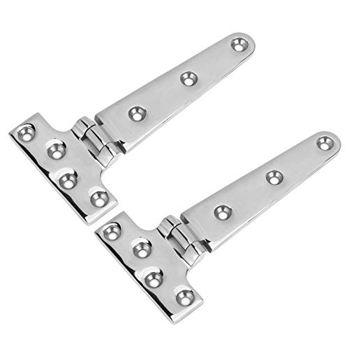 2 Stück Edelstahl T Scharnier, 152 * 76mm Yachtschuppen T Scharniere, T Förmiges Hochleistungs Türscharnier Deckschranktürscharniere Türscharniere Schiffszubehör für Fischerboot Schnellboot Kabinentür 2 Stück Edelstahl T Scharnier, 152 * 76mm Yachtschuppen T Scharniere, T Förmiges Hochleistungs Türscharnier Deckschranktürscharniere Türscharniere Schiffszubehör für Fischerboot Schnellboot Kabinentür von Buachois