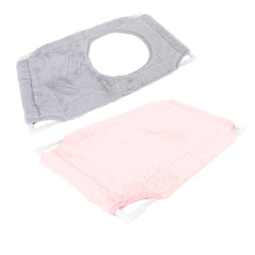 2pcs Katzenfensterbett, 2 Schichten Haustierhängematte, 360 Grad Full View Cat Fenster Barsch (33 lbs Gewichtsgrenze mit 6 PCS Starker Saugnapfbecher Sitzbett für Innenkatzen (1) von Buachois