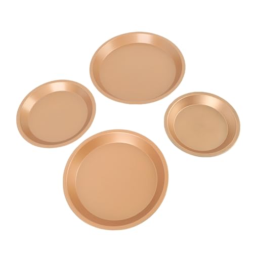 4pcs Pizza Pfannen Set, Kohlenstoffstahl -Pizzakabletts sogar rund um nicht stehende Pizza Backware Backgrill für Ofen 6in 7in 8in 9in für Heimrestaurant Küche Back 4pcs Pizza Pfannen Set, Kohlenstoffstahl -Pizzakabletts sogar rund um nicht stehende Pizza Backware Backgrill für Ofen 6in 7in 8in 9in für Heimrestaurant Küche Back von Buachois