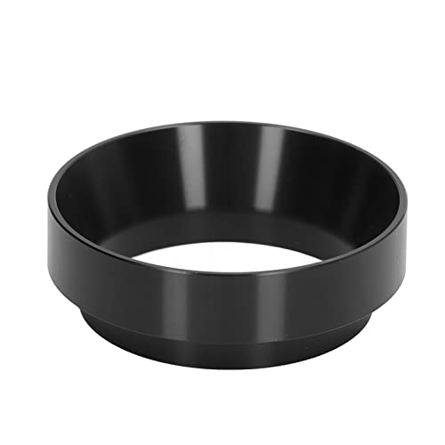 51mm Kaffee Dosierring Universeller Filterkorb Siebträger Edelstahl Magnetischer Espresso Dosiertrichter Kaffeedosierring für Kaffeemaschinen, Schwarz von Buachois