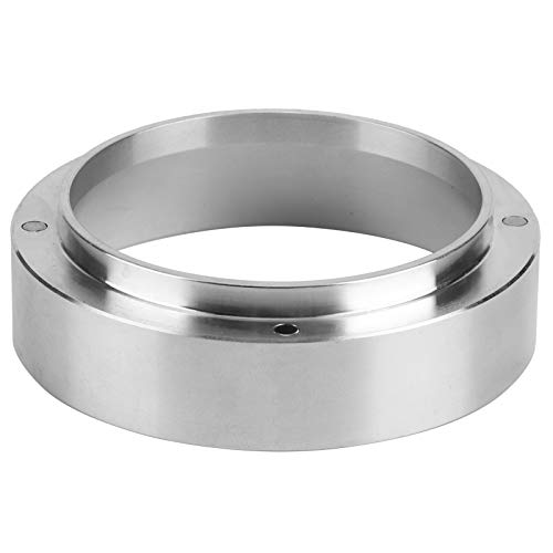 53mm Kaffee Dosierring Universeller Filterkorb Siebträger Aluminium Magnetischer Espresso Dosiertrichter Kaffeedosierring für Kaffeemaschinen, Silber 53mm Kaffee Dosierring Universeller Filterkorb Siebträger Aluminium Magnetischer Espresso Dosiertrichter Kaffeedosierring für Kaffeemaschinen, Silber von Buachois