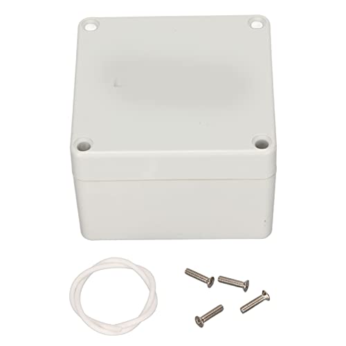 Anschlussdose IP65 Wasserdichter Abzweigdose 83 x 81 x 56 mm PVC Kunststoff Elektronische Gehäuse Box mit Zubehör DIY Fall Power Verteilerdose von Buachois