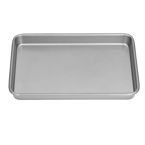 Backblech Rechteckig, Edelstahl Ofenform, 4,8 x 24,8 x 2,5 cm Backform, Antihaft Pfanne Ofen flache Pfanne, Fettpfanne Ofenblech Kuchenblech Plätzchenblech Ofenform für Zuhause, Küche, Bäckerei von Buachois
