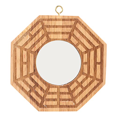 Bagua Spiegel, 10cm Feng Shui Spiegel, Verarbeitung Aufhängung Holz Traditionelles Chinesisches Konvex Wand Holzspiegel Konvexer Ba Gua Spiegel zum Schutz Bringt Viel Geschäftsglück Bagua Spiegel, 10cm Feng Shui Spiegel, Verarbeitung Aufhängung Holz Traditionelles Chinesisches Konvex Wand Holzspiegel Konvexer Ba Gua Spiegel zum Schutz Bringt Viel Geschäftsglück von Buachois