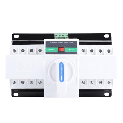 Buachois Dual Power Automatischer Transferschalter AC 400V 4P 32A ATS Umschalter für Generator, Automatischer Übertragungsschalter Controller von Buachois