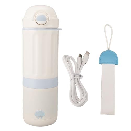 Buachois Reise elektrischer Wasserkocher, 500 ml tragbare kleine Mini -Elektrowasserflasche wiederaufladbare persönliche Heißwasserkessel schnelles kochendes Wasser für Formelmilch von Buachois