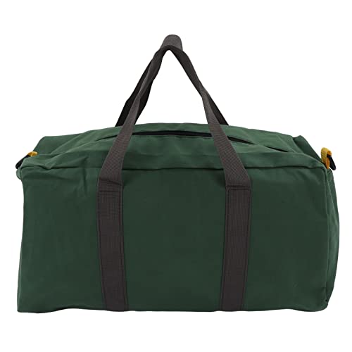 Buachois Tragbare Werkzeugtasche Leer 45x22x15cm Große Leinwand Wasserdicht Tool Bag mit Griff, Mehrzweck Verschleißfest Handtasche Elektriker Zimmerei Werkzeug Organizer Tasche von Buachois