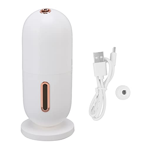 Diffusor für ätherische Öle mit USB und 1200 mAh Akku, 60ml 3 Modi Ultraleiser Tragbarer Aroma Diffuser Mini Reise Befeuchter für Auto, Heim Büro(Weiß) von Buachois