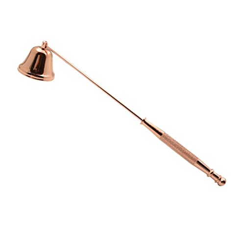 Edelstahl Kerzenlöscher 2cm Durchmesser Gerades Rohr Modischer Kerzen Docht Dochtlöscher mit langem Griff, Candle Extinguisher zum Sicheren Löschen der Kerzenflamme(Roségold) von Buachois