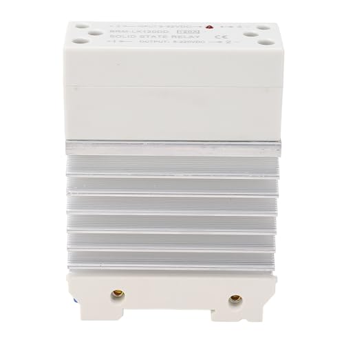 Festkörperrelais, BRM LK120DD 120A Halbleiterrelais, Kleiner SSR Relais mit Kühlkörper, 3 bis 32V DC Eingang 5 bis 220V Gleichstromausgang DIN Schienenmontage Einphasiges SSR Modul Relaismodul Festkörperrelais, BRM LK120DD 120A Halbleiterrelais, Kleiner SSR Relais mit Kühlkörper, 3 bis 32V DC Eingang 5 bis 220V Gleichstromausgang DIN Schienenmontage Einphasiges SSR Modul Relaismodul von Buachois