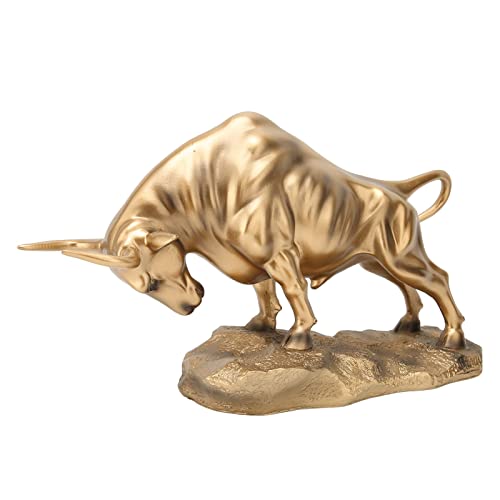 Glück Stier Figur, Bulle Skulptur Statue 37x13x22cm/14.6x5.1x8.7 Zoll Harz Stierfigur Chinesische Feng Shui Ochsen Repräsentiert Viel Glück der Karriere und Reichtum für Home Office Schreibtisch Dekor Glück Stier Figur, Bulle Skulptur Statue 37x13x22cm/14.6x5.1x8.7 Zoll Harz Stierfigur Chinesische Feng Shui Ochsen Repräsentiert Viel Glück der Karriere und Reichtum für Home Office Schreibtisch Dekor von Buachois