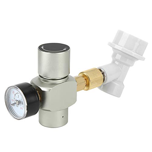 Keg Regulator CO2 Ladegerät Keg Charger Bierregler Mini Bierfass Soda Keg Gasregler mit Manometer 0-60 PSI Arbeitsdruck von Buachois