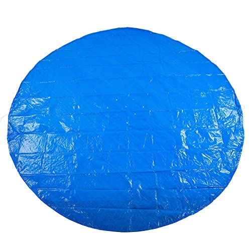 Pool Cover Ø 210cm Rund PE Pool Abdeckplane Wasserdichte Regensichere Solarabdeckplane Plane für Aufblasbare Familienpool Planschbecken und Villa Garten Freien, Größe Pool 183cm von Buachois