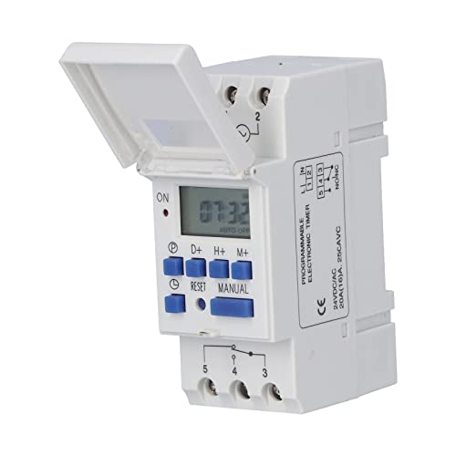 Programmierbare Digital Zeitschaltuhr LCD Power Zeitschaltrelais THC15A DC 24V 40mA DIN Hutschienen Digital Gesteuerte Schaltuhr für Lichter Lüfter Motoren Straßenlaterne Programmierbare Digital Zeitschaltuhr LCD Power Zeitschaltrelais THC15A DC 24V 40mA DIN Hutschienen Digital Gesteuerte Schaltuhr für Lichter Lüfter Motoren Straßenlaterne von Buachois
