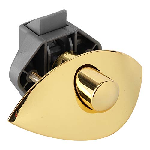 Push Button Catch Door Lock, 12-25 mm Schlüssellose Schranktür Schaltflächen Schlösser Gold Zinklegierung Druckschloss Verriegelung Türschloss für RV, Yachten, Wohnmobil von Buachois