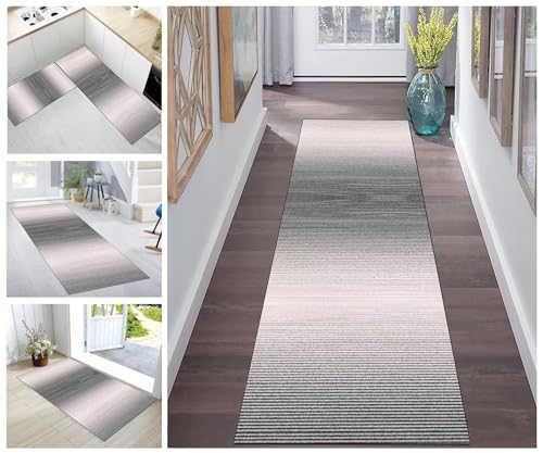 Buatisf Korridor Teppich Flur Läufer Teppichmatten Teppich Läufer Flur rutschfest, Küchenteppich Grau Waschbar Meterware Teppichläufer for Corridor Schlafzimmer Wohnzimmer Anpassbare Buatisf Korridor Teppich Flur Läufer Teppichmatten Teppich Läufer Flur rutschfest, Küchenteppich Grau Waschbar Meterware Teppichläufer for Corridor Schlafzimmer Wohnzimmer Anpassbare von Buatisf