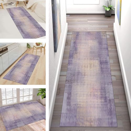 Buatisf Teppich Läufer Flur Küche rutschfest, Kücheteppich Waschbar Modern Lila Flurläufer Teppich küchenläufer, Für Korridor Schlafzimmer Polyester Teppichläufer Küchenläufer Anpassbar Buatisf Teppich Läufer Flur Küche rutschfest, Kücheteppich Waschbar Modern Lila Flurläufer Teppich küchenläufer, Für Korridor Schlafzimmer Polyester Teppichläufer Küchenläufer Anpassbar von Buatisf