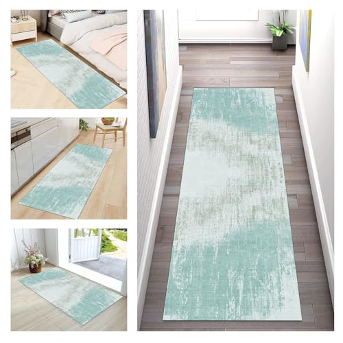 Buatisf Teppich Läufer Lang Flur rutschfest Waschbar Modern Grünlich Grauer Farbverlauf Korridor Teppichläufer Polyester Verblassen Nicht Schlafzimmer Wohnzimmer Küchenläufer Anpassbar Buatisf Teppich Läufer Lang Flur rutschfest Waschbar Modern Grünlich Grauer Farbverlauf Korridor Teppichläufer Polyester Verblassen Nicht Schlafzimmer Wohnzimmer Küchenläufer Anpassbar von Buatisf