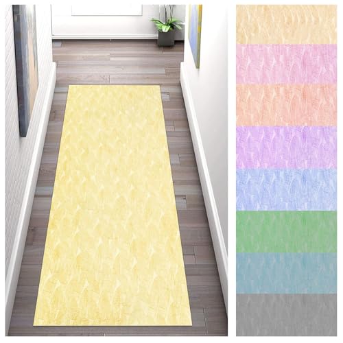 Buatisf Teppich Läufer Lang Küche rutschfest, Kücheteppich Waschbar Modern Gelb Flurläufer Teppich küchenläufer, Für Korridor Schlafzimmer Polyester Teppichläufer Küchenläufer Anpassbar Buatisf Teppich Läufer Lang Küche rutschfest, Kücheteppich Waschbar Modern Gelb Flurläufer Teppich küchenläufer, Für Korridor Schlafzimmer Polyester Teppichläufer Küchenläufer Anpassbar von Buatisf