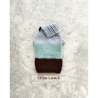 Handgestrickte Color Block Hundepullover - Bubadog Design Handgestrickte Color Block Hundepullover - Bubadog Design von BubaDog